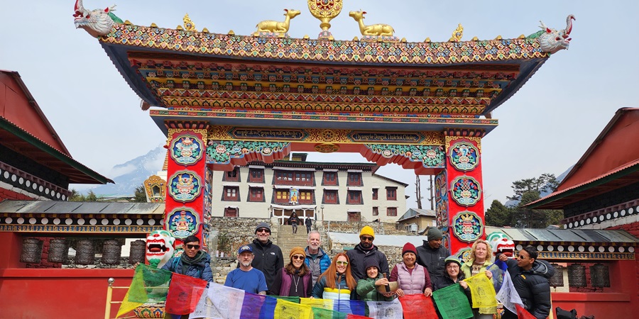 Tengboche Monastery visit during Everest Base Camp Trek