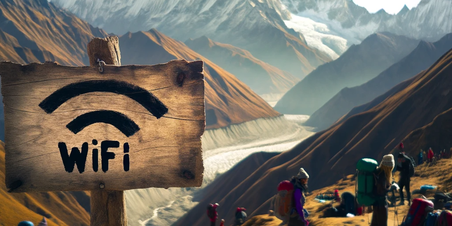 Annapurna base camp trek wifi