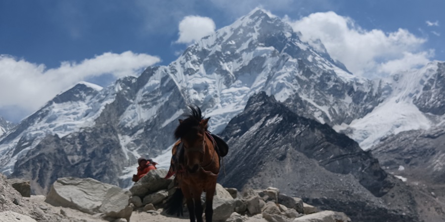 Everest Base Camp on the way