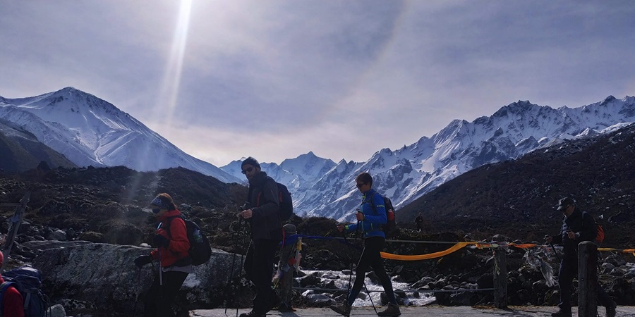 Langtang Valley Trek Nepal during Autumn 